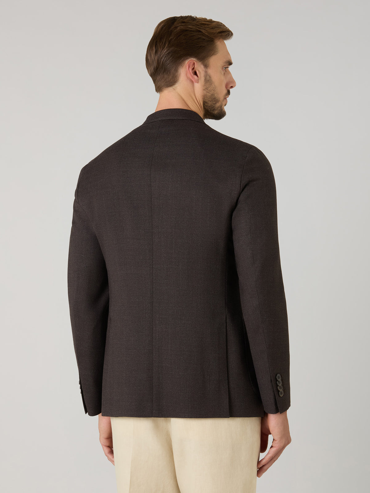 Brown Light Wool Honeycomb K-Jacket | Boglioli® – BoglioliMilano