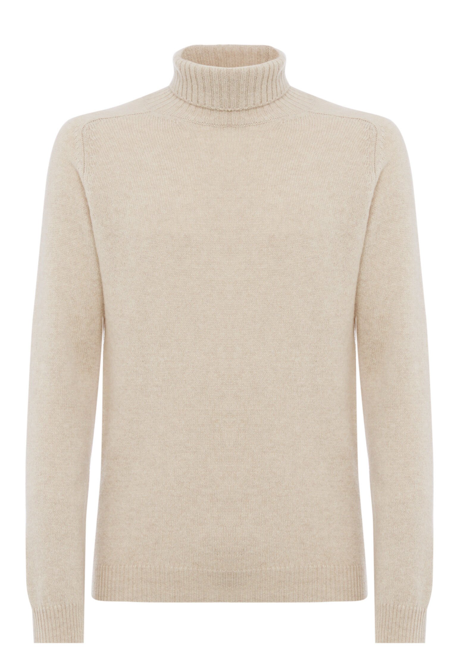 Thick Knit Premium Cashmere & Wool Roll Neck Jumper