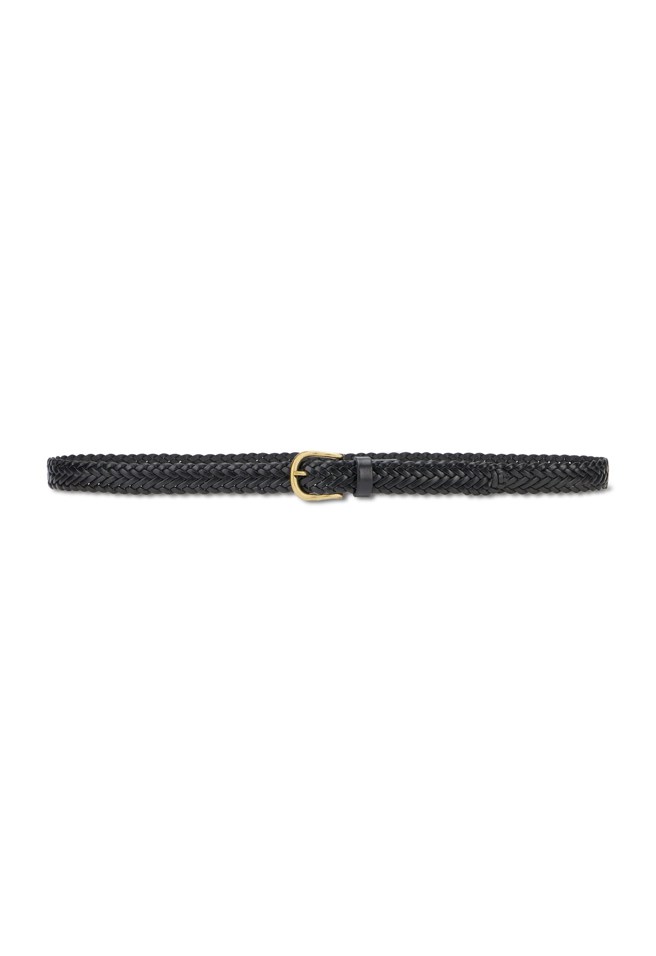 Braided belt in Black: Luxury Italian Accessories