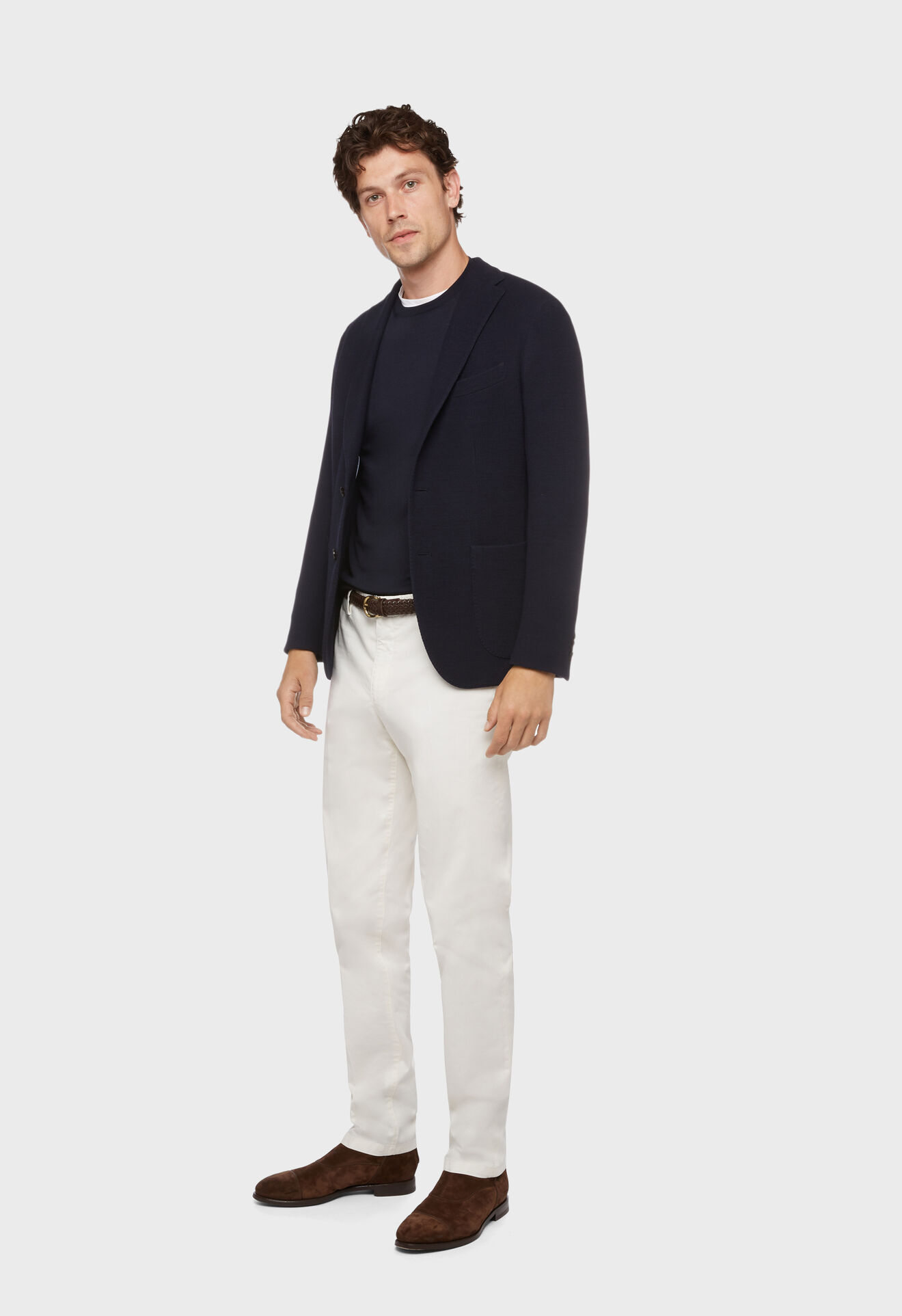 Pure woolen cotton jacket with silk linnen long shirt 2 piece set. – Ras  Official