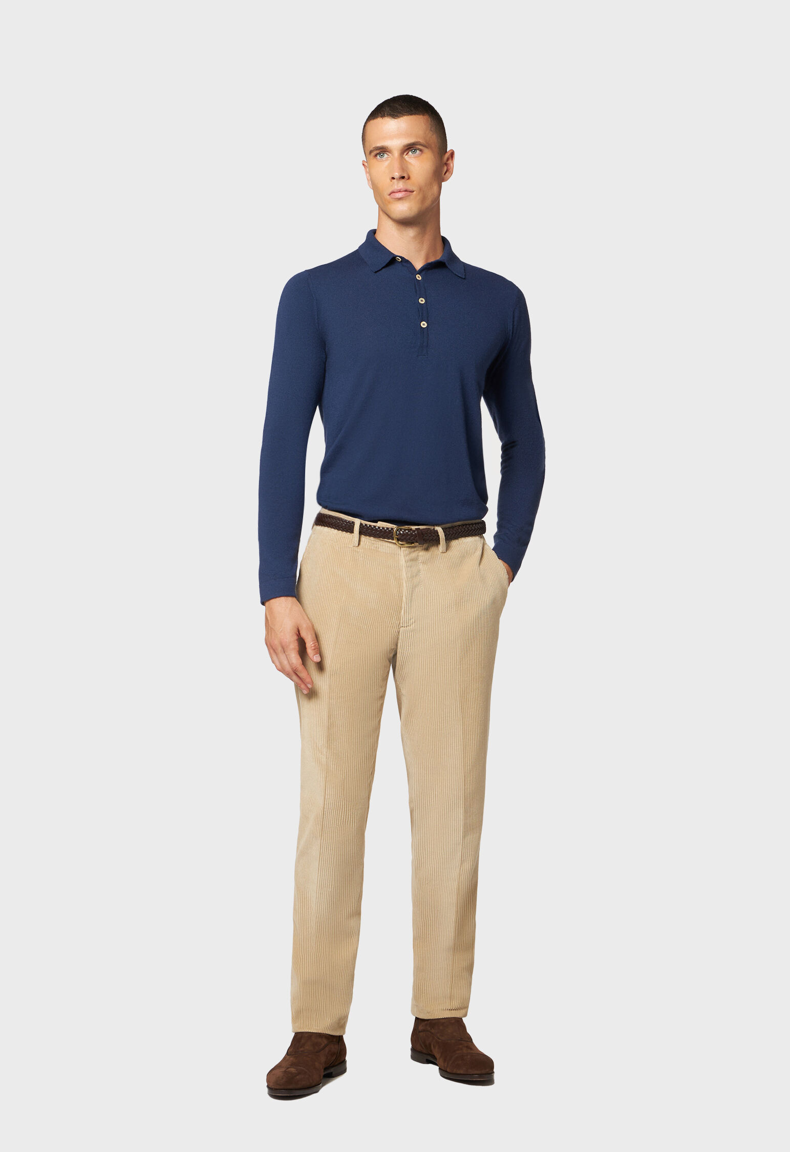Plain Men Blue Corduroy Trouser, Formal Wear at Rs 1000/piece in New Delhi  | ID: 2851358231655