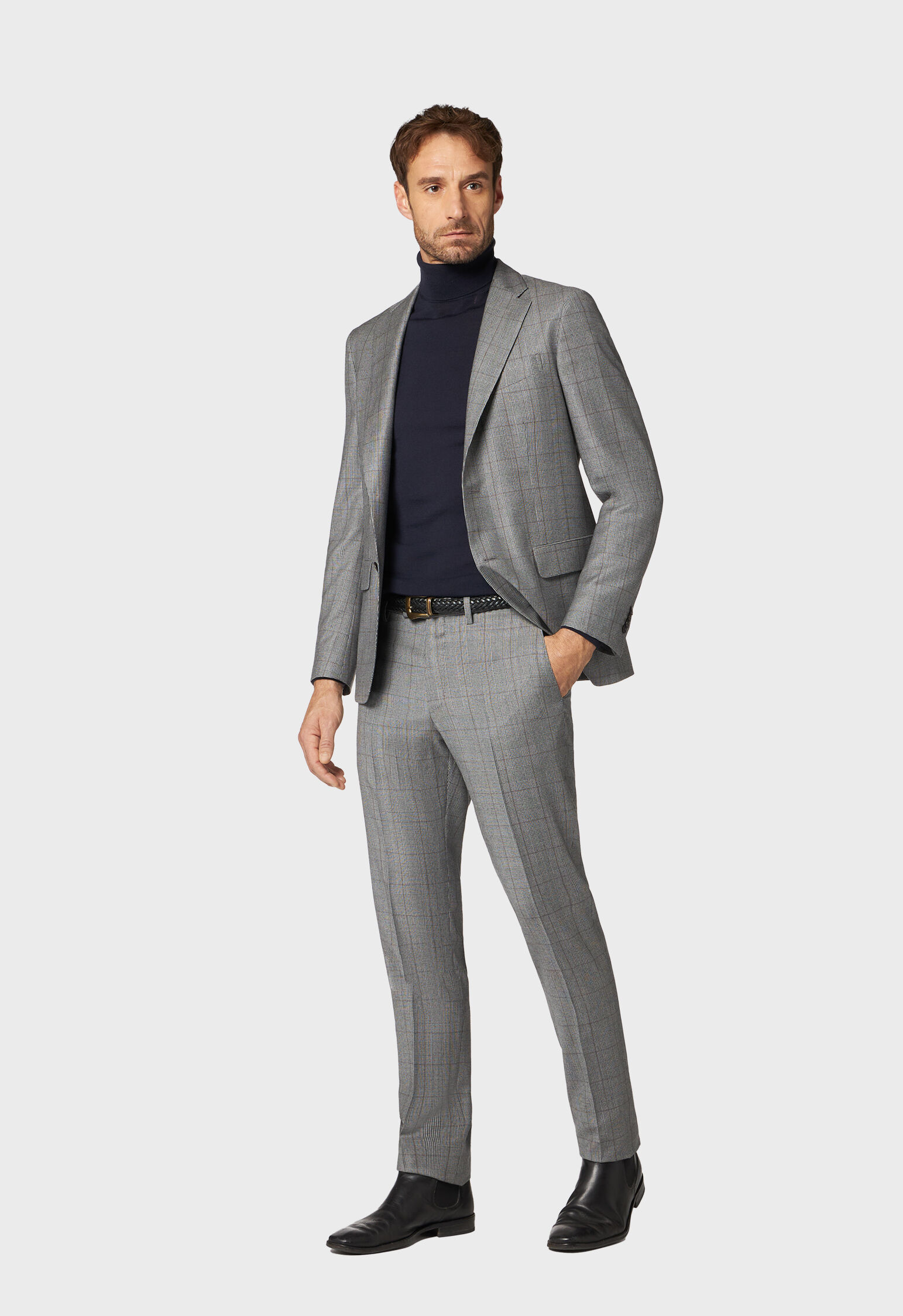 100% virgin wool B-Line suit