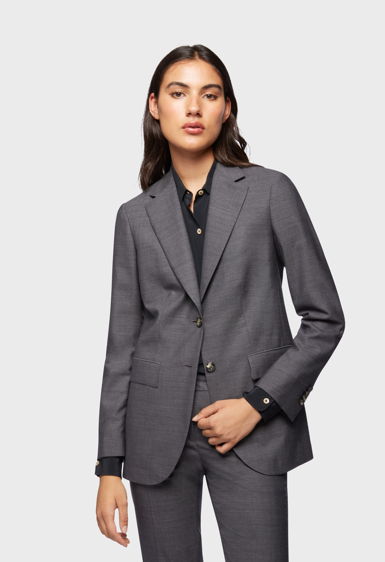 Elegant Grey Blazers for Women by HUGO BOSS