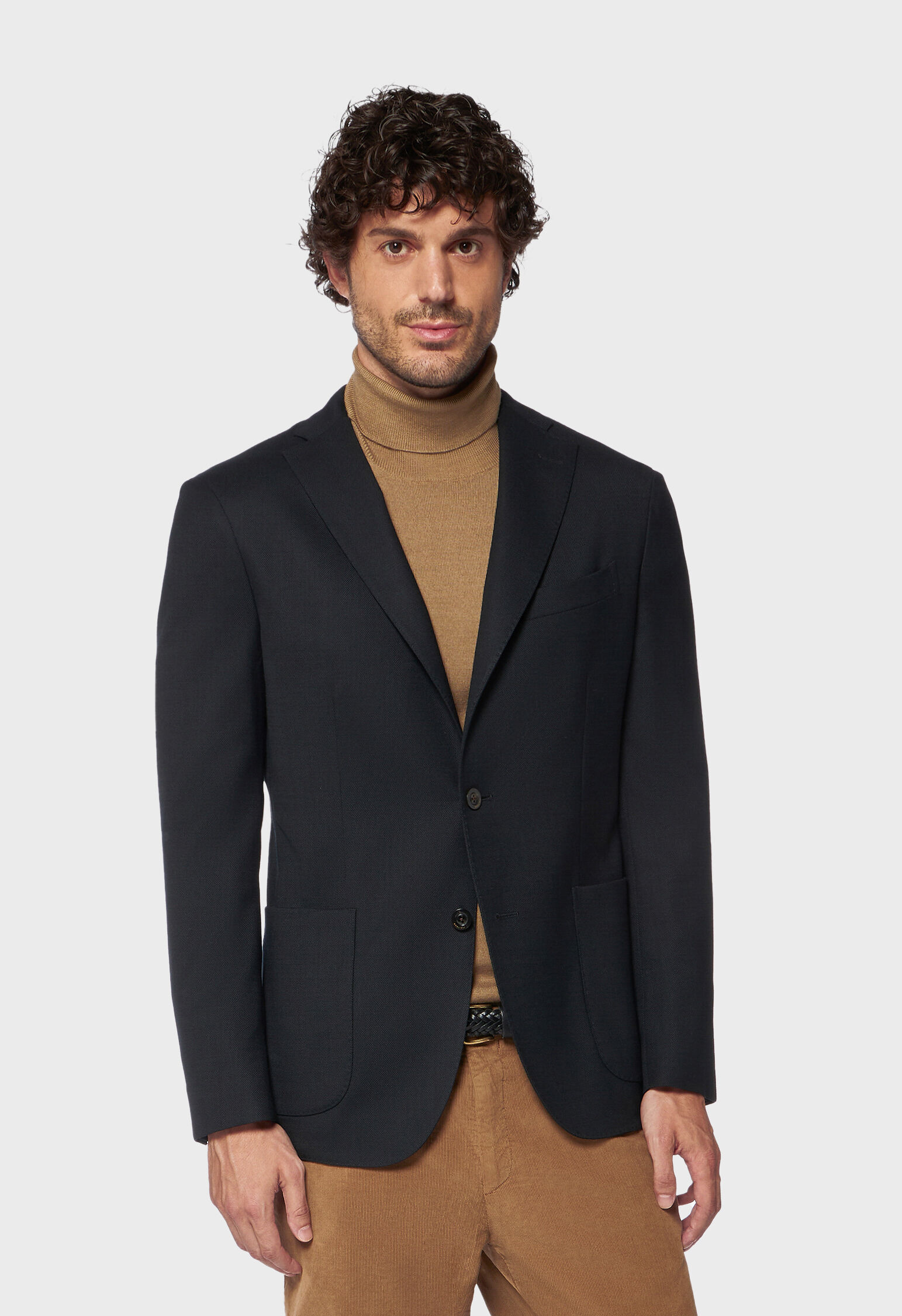 Virgin wool K-Jacket in Black: Luxury Italian Jackets for Men