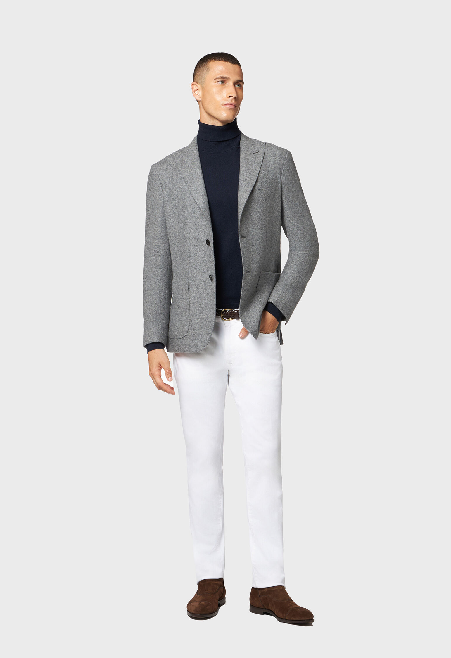 1950s Mens Wool Tweed Jacket Gray Stripe – Style & Salvage