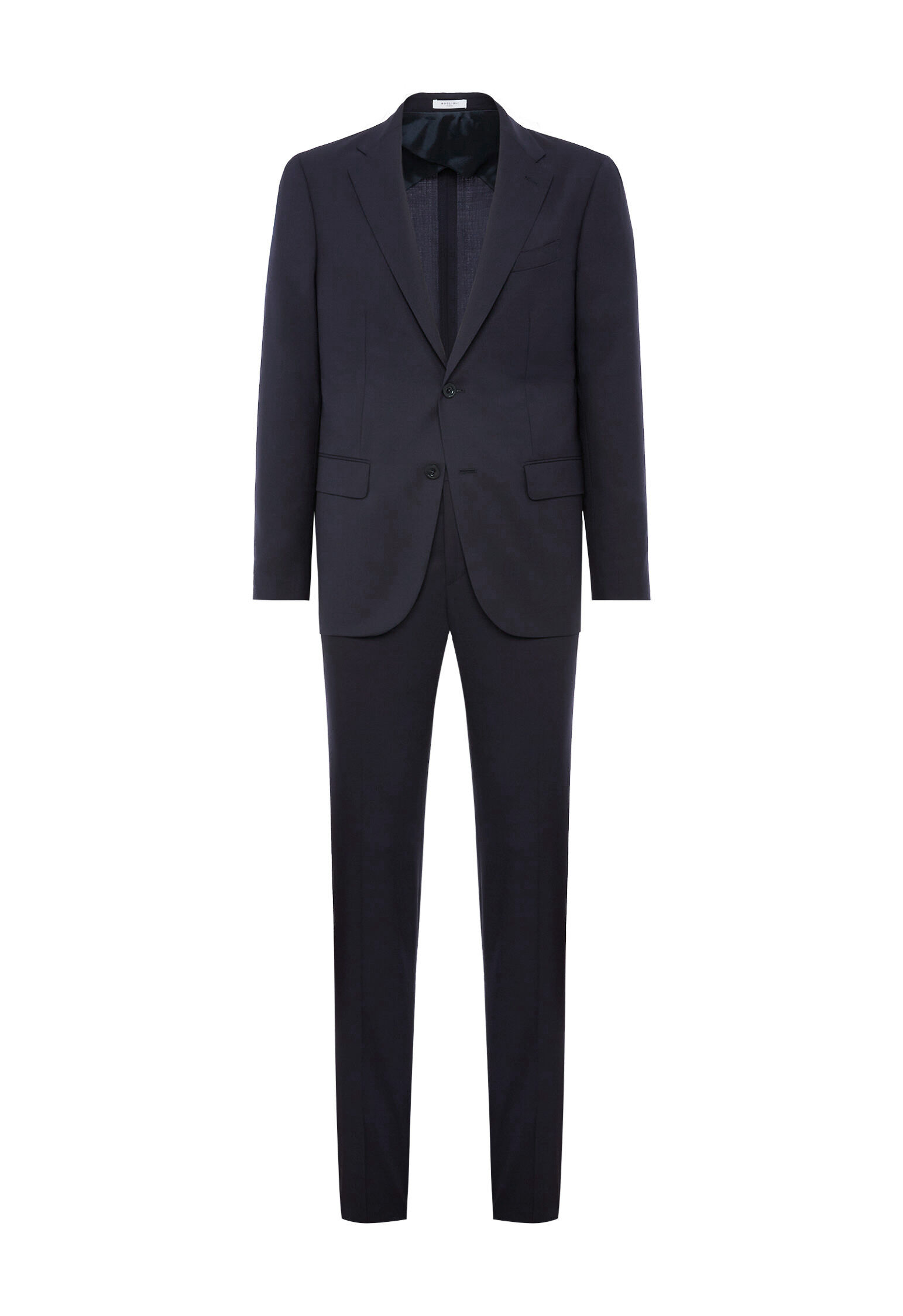 100% Virgin wool B-Line suit in Dark Blue: Luxury Italian Suits