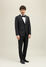 Boglioli Virgin Wool Satin Milano Tuxedo Suit Black Y79T2ASA0001001766R0990
