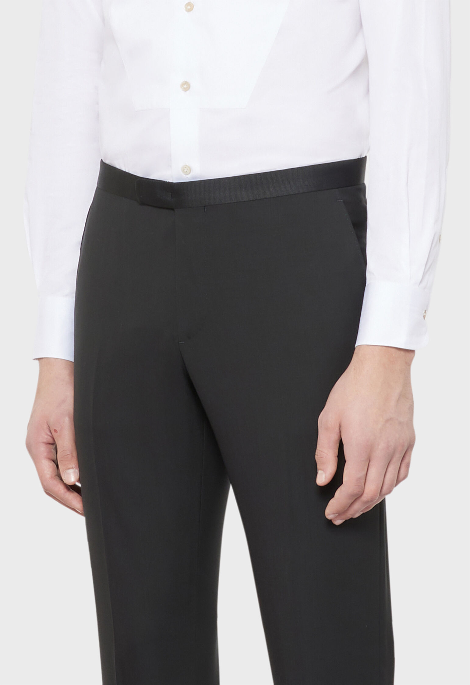 ASOS Skinny Crop Tuxedo Prom Suit Pants in Black for Men | Lyst
